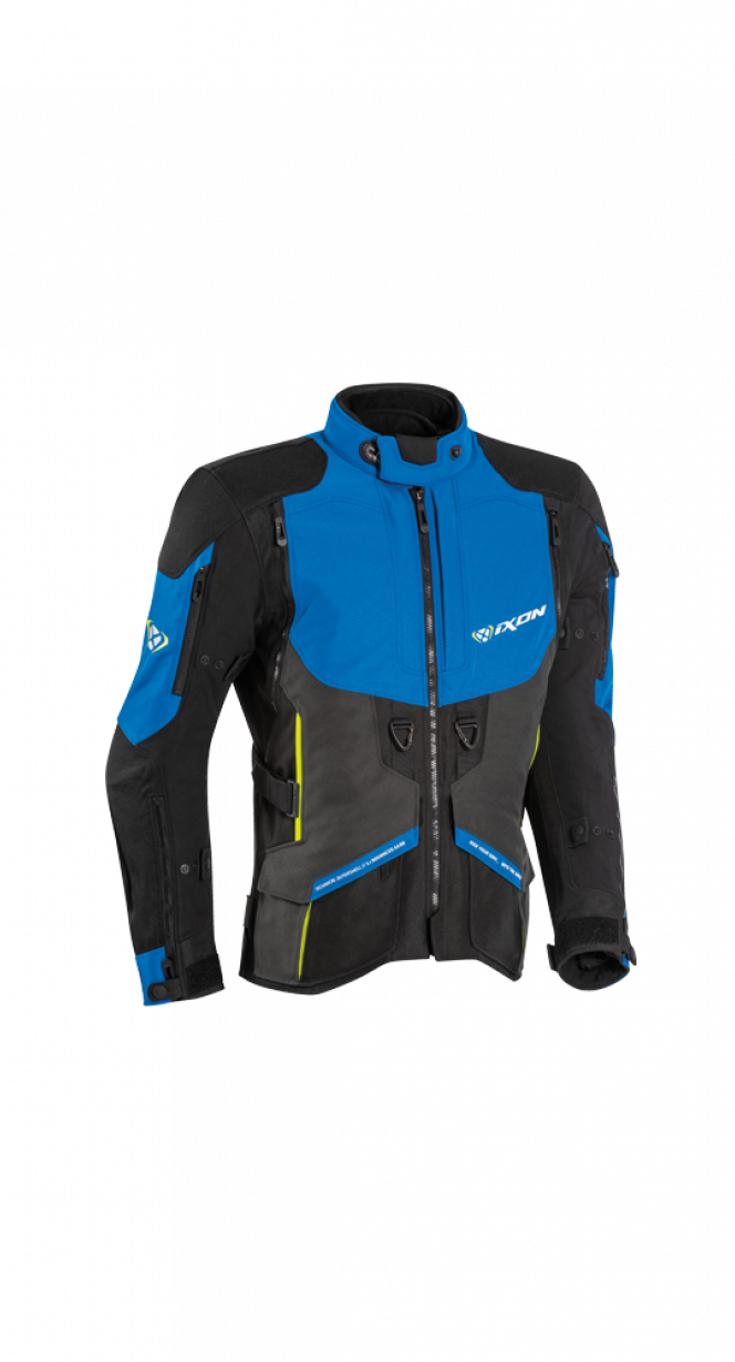 ▷ Chaqueta Moto Adventure 4 Estaciones Revit Sand 4 H2o Hombre Negra