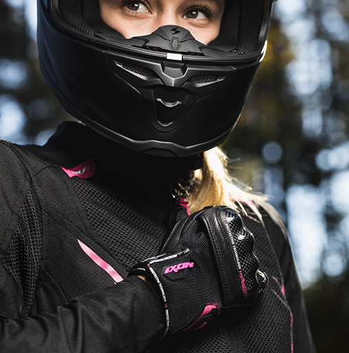 Guantes IXON RS RISE AIR mujer. Guantes moto verano mujer piel